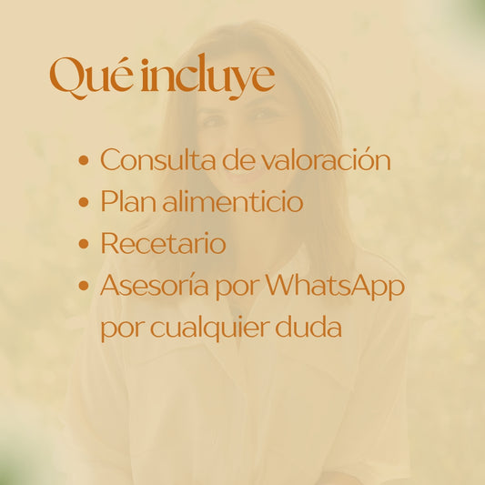 1 Consulta Online Nutrióloga