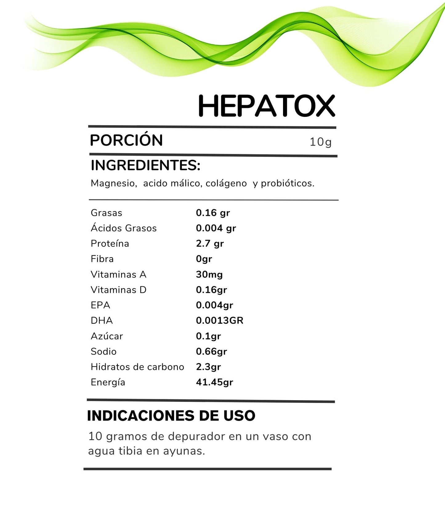 DETOX | Hepatox | Limpiar Higado | Depurador