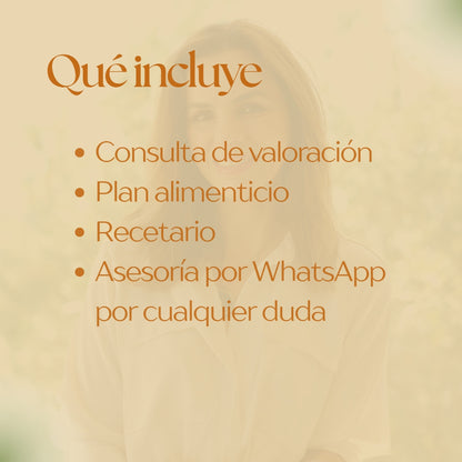1 Cita Online Nutrióloga
